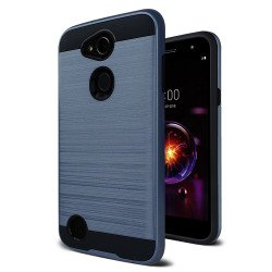 LG X Power 3, Fiesta 2, X Charge 2, Armor Hybrid Case (Navy Blue)